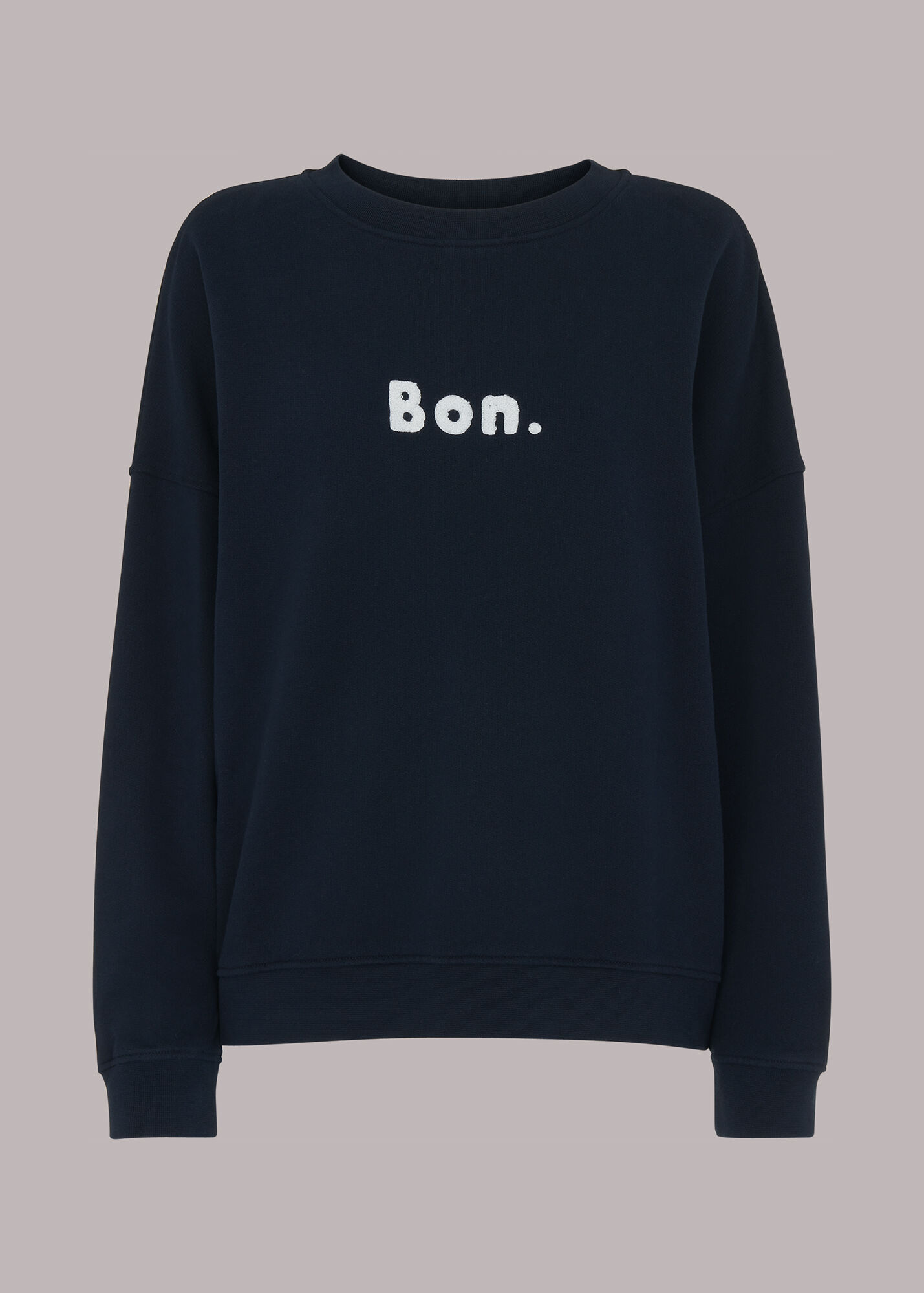 Navy Bon Relaxed Sweat WHISTLES
