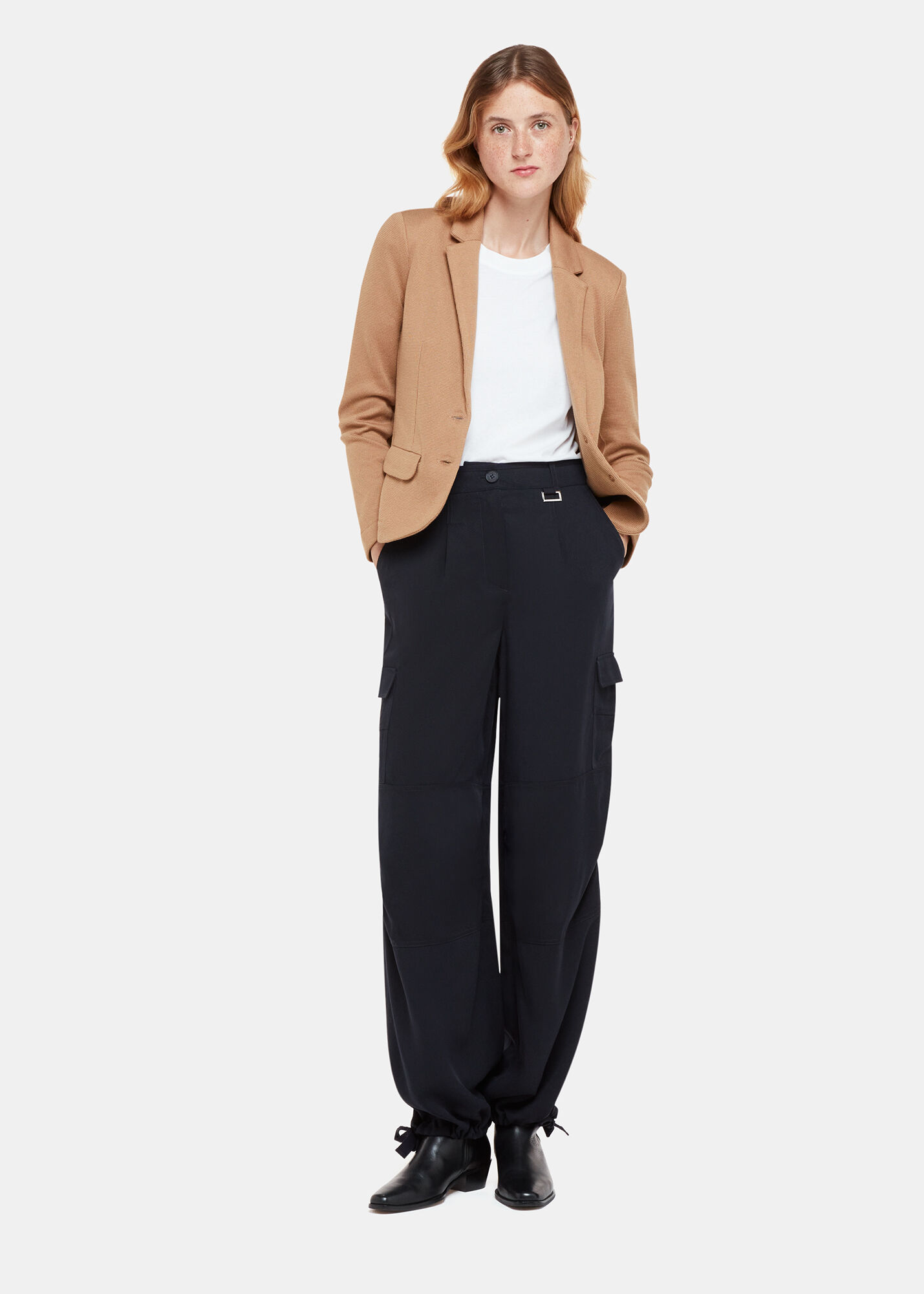 Neutral Slim Jersey Jacket