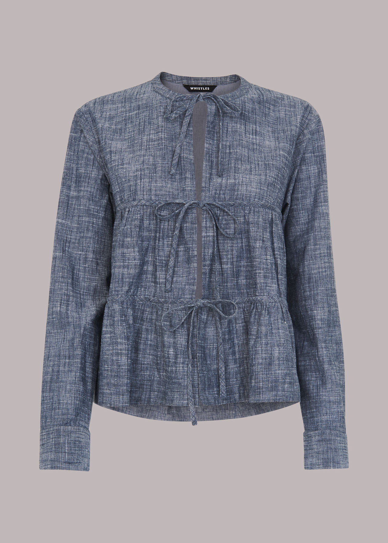 Tie Tier Front Jacket