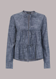 Tie Tier Front Jacket