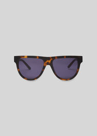 Elia Aviator Sunglasses Brown/Multi