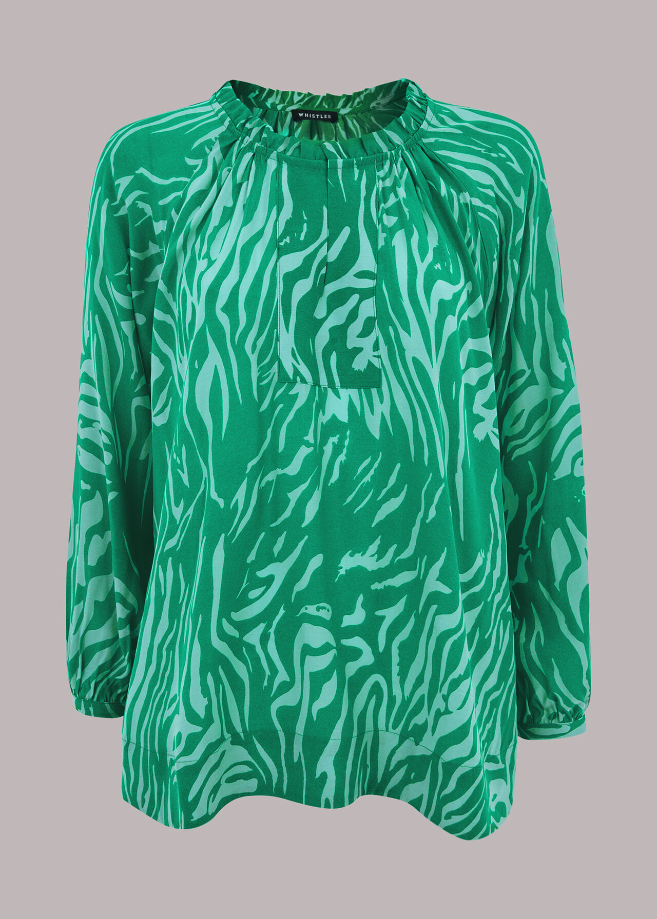 Tiger Print Blouse
