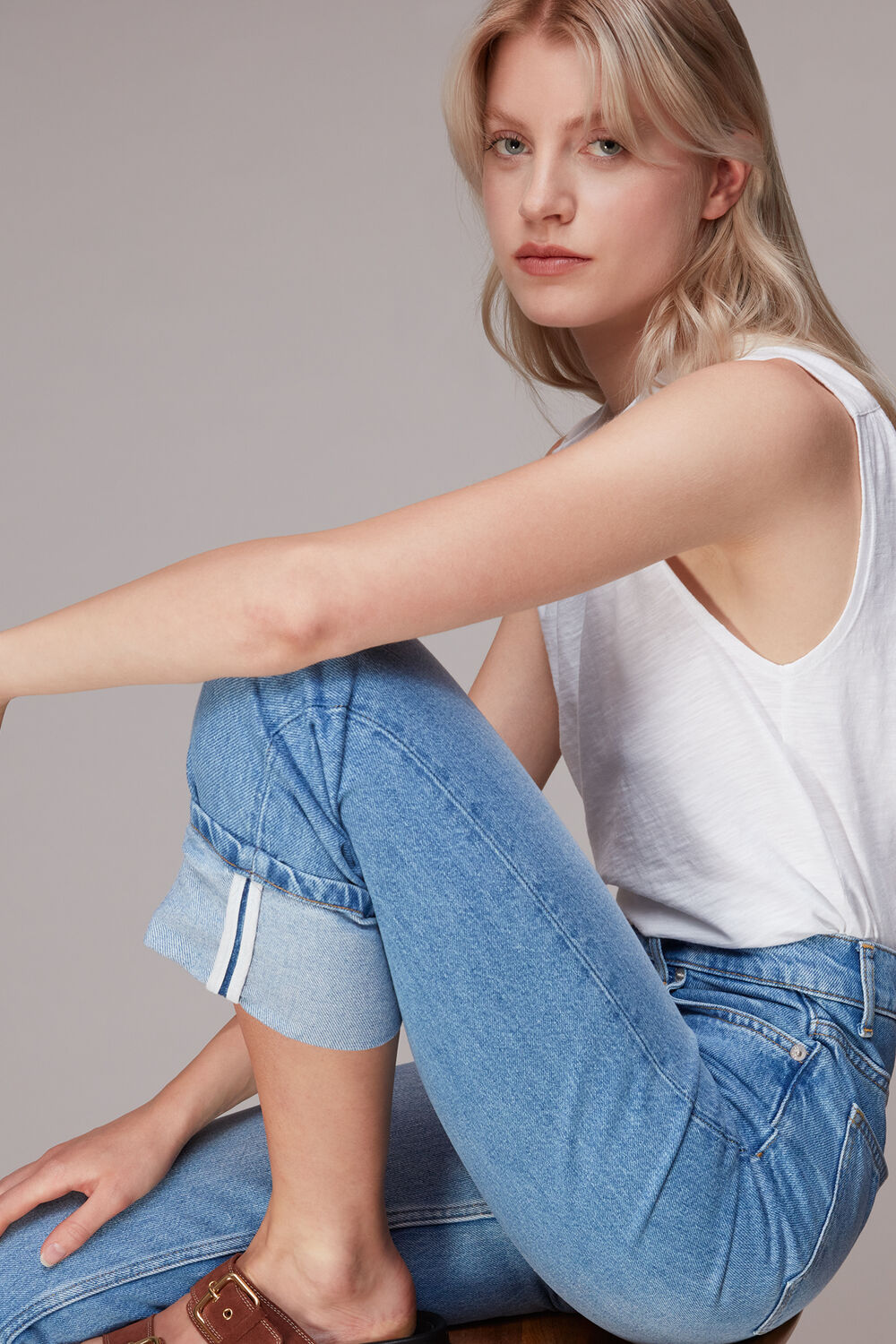 Authentic Alba Turn Up Jean
