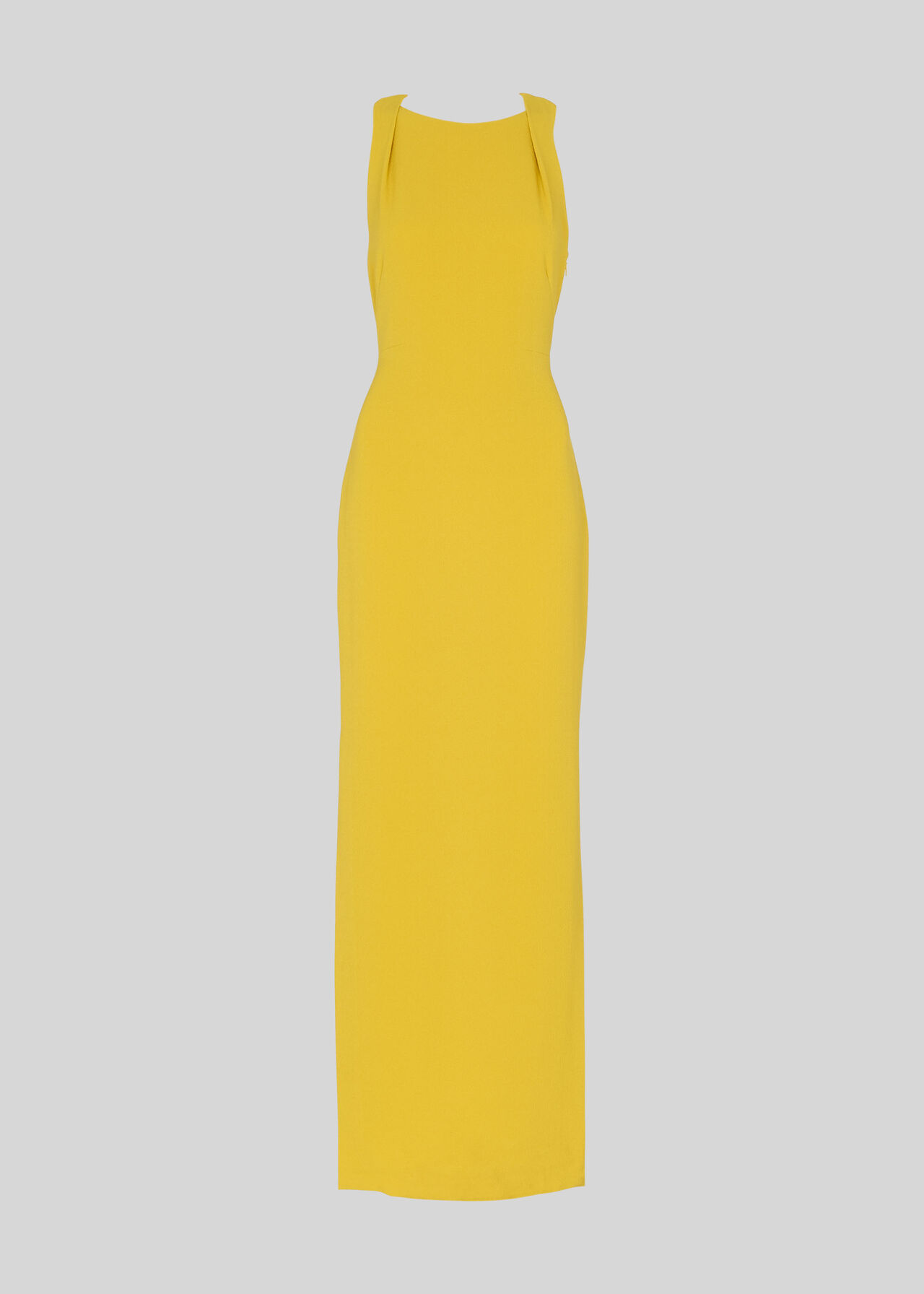 Tie Back Maxi Dress Yellow