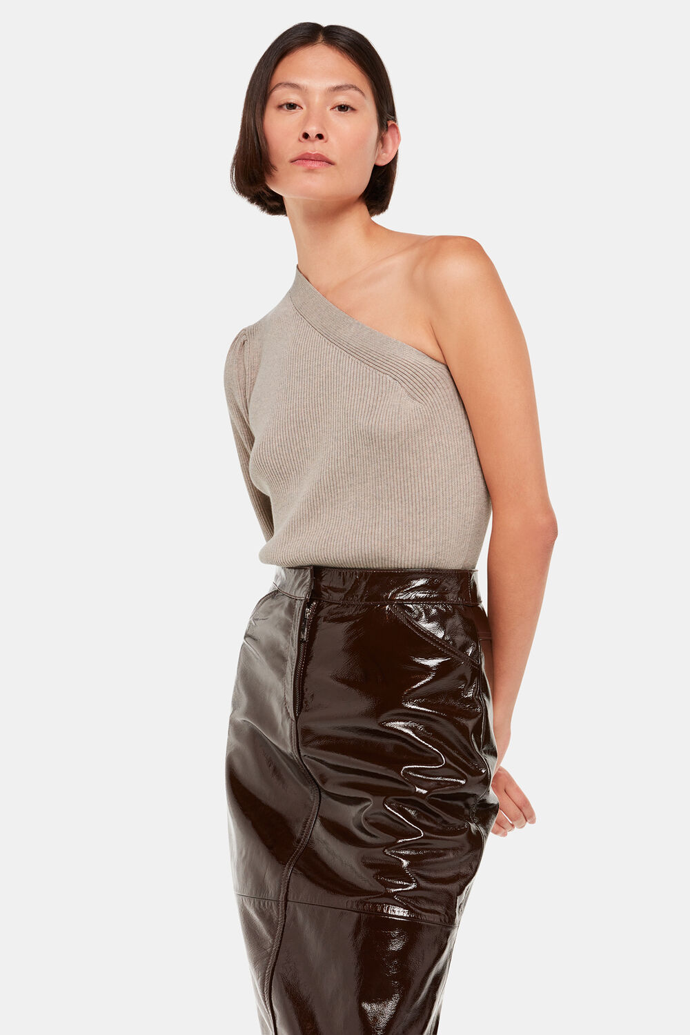 One Shoulder Knit