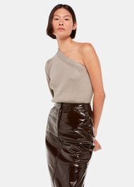 One Shoulder Knit