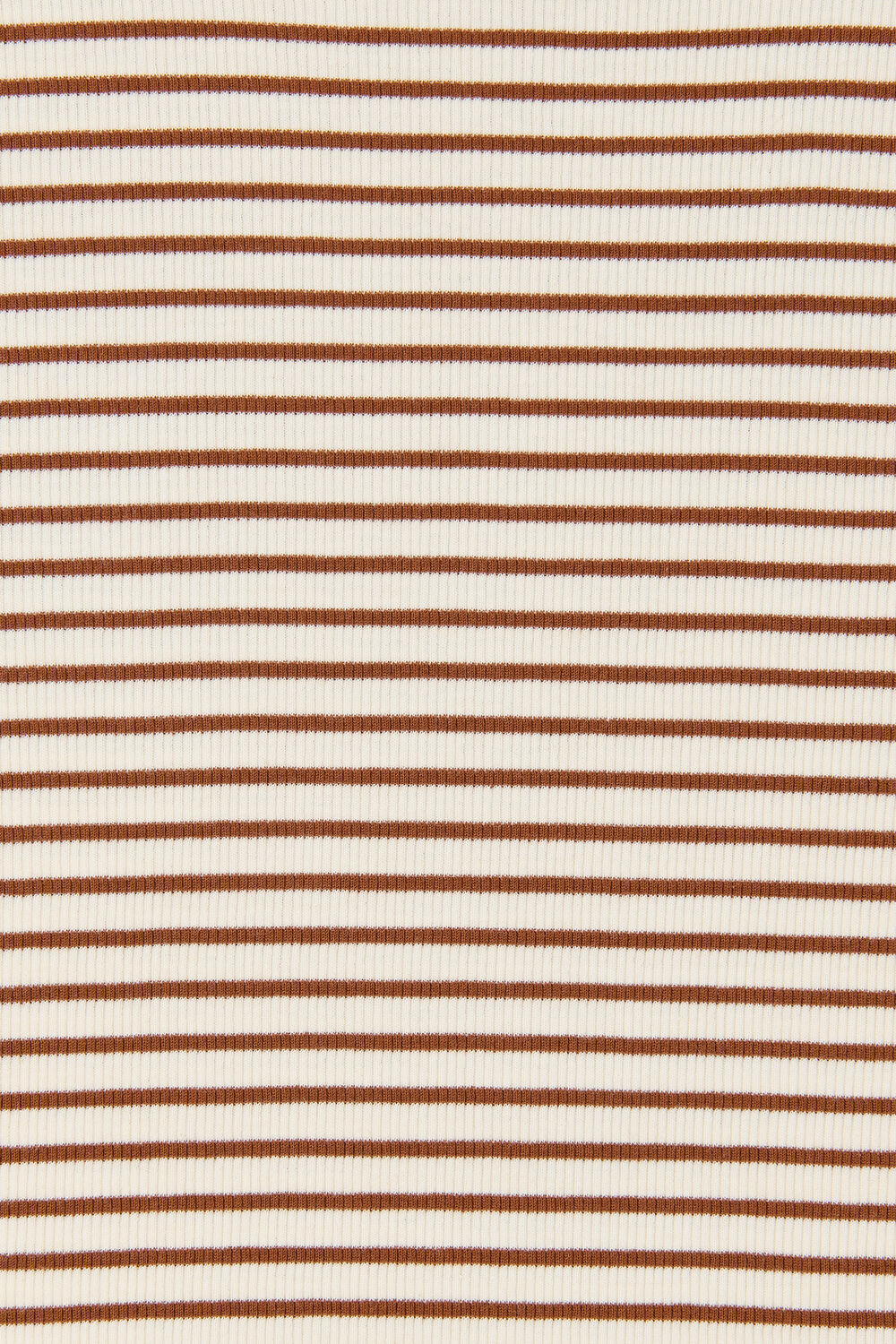 Stripe Crew Neck Jersey Top