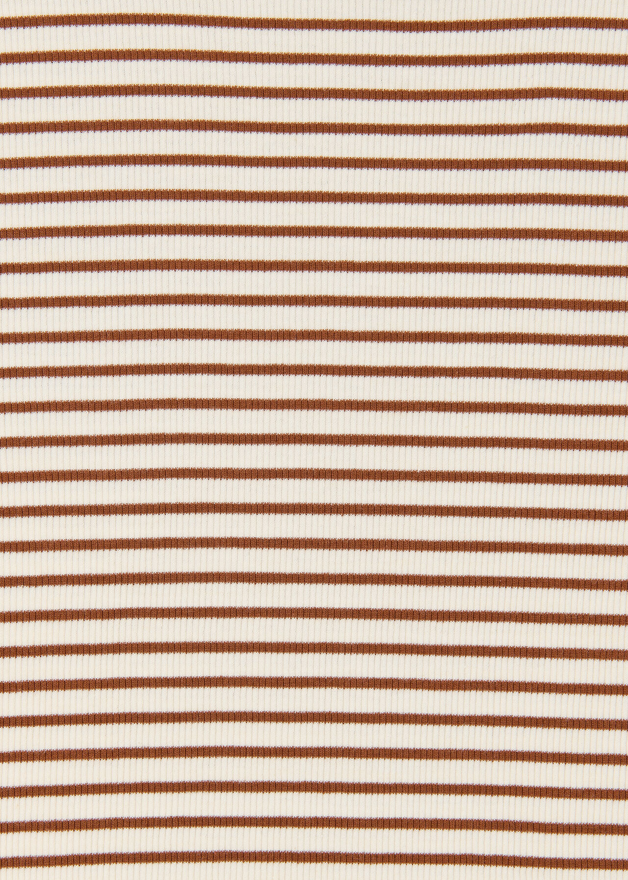Stripe Crew Neck Jersey Top