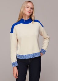 Mouline Trim Sweater