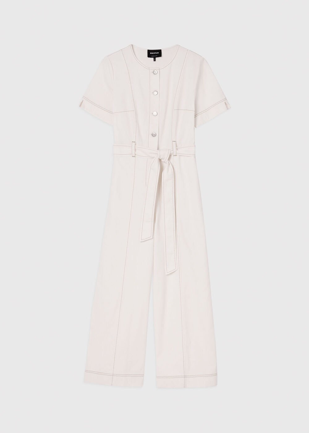 Button Down Jumpsuit