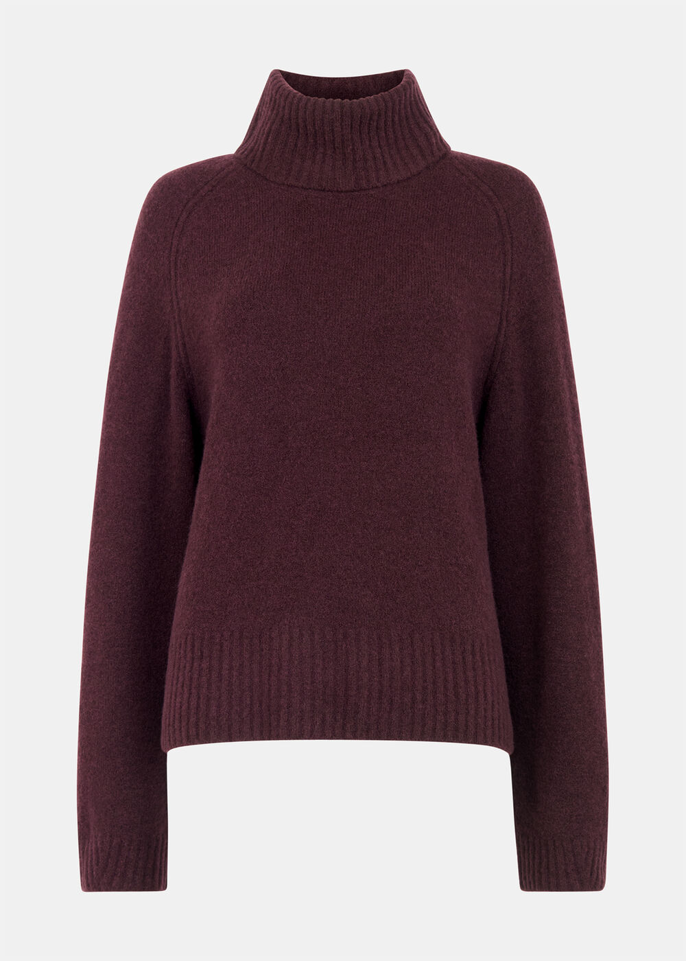 Roll Neck Wool Mix Jumper