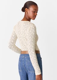 Jersey Lace Long Sleeve Top
