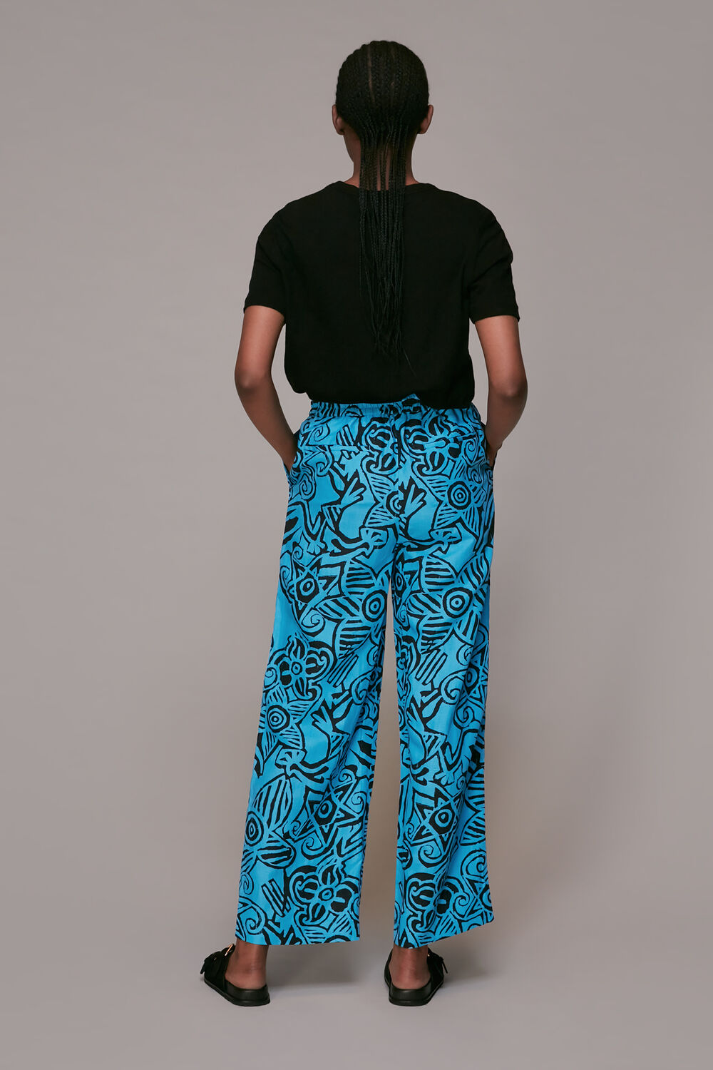 Starflower Print Trouser