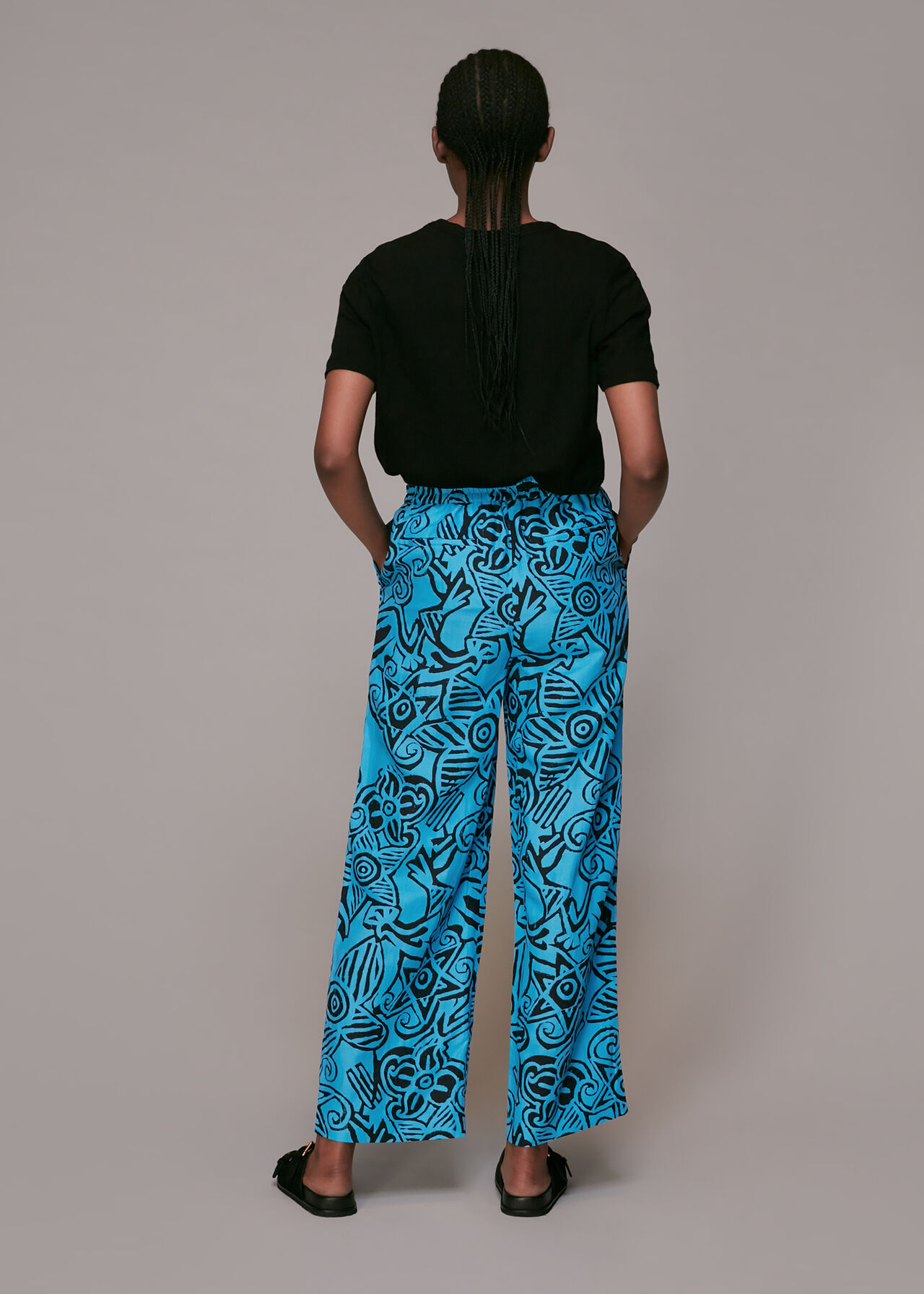 Starflower Print Trouser