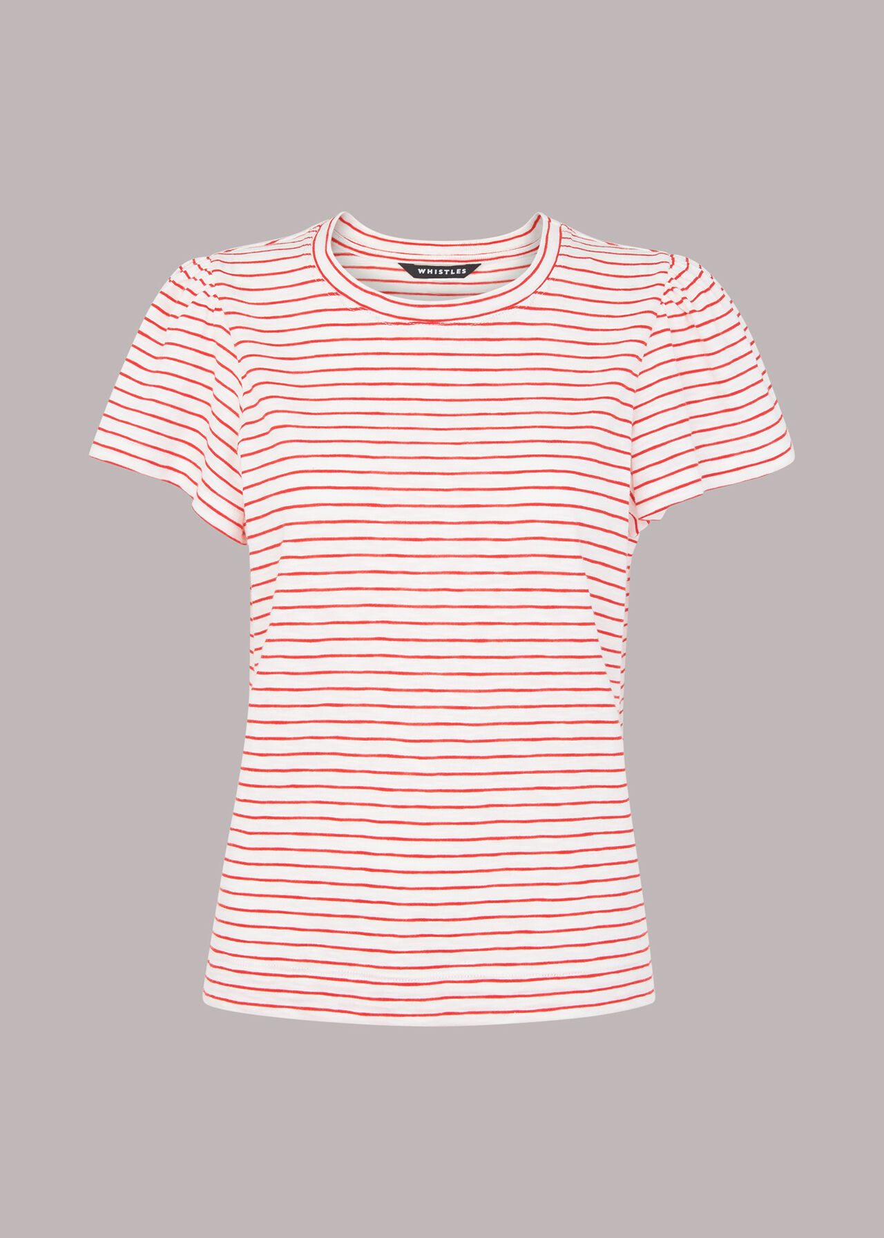 Cotton Frill Stripe T Shirt