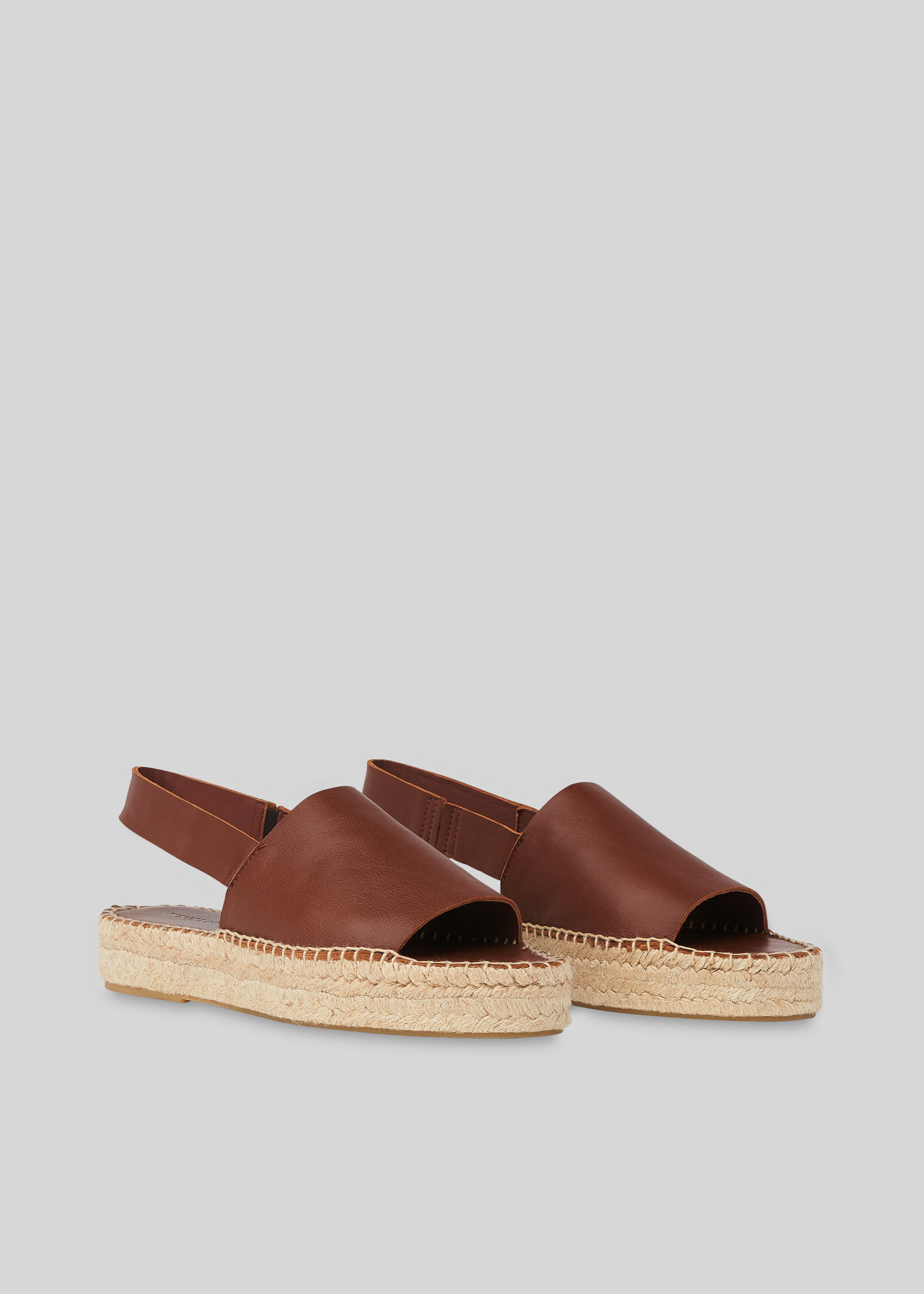 Tan Nile Sling Back Espadrille