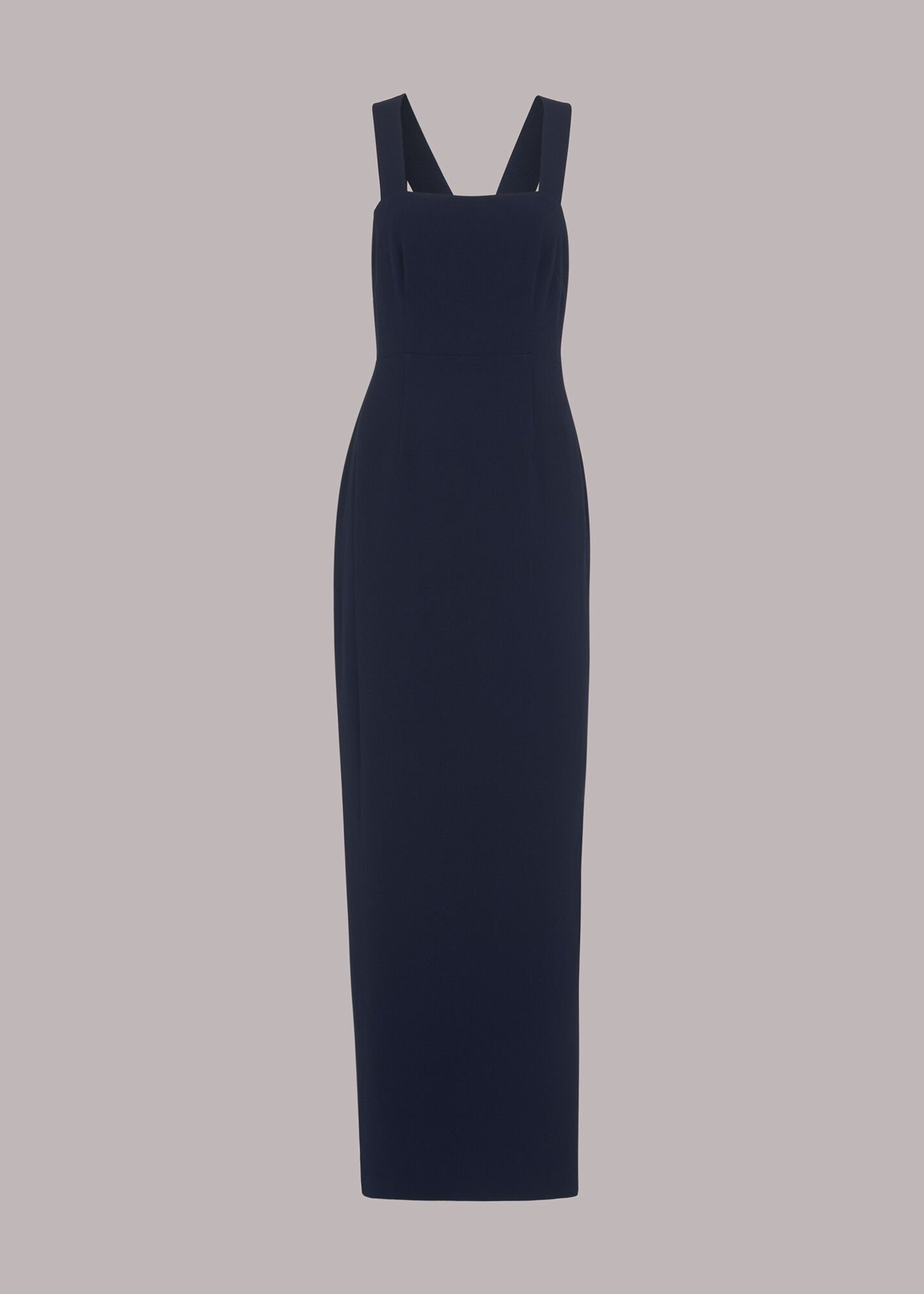 Navy Maria Maxi Dress WHISTLES