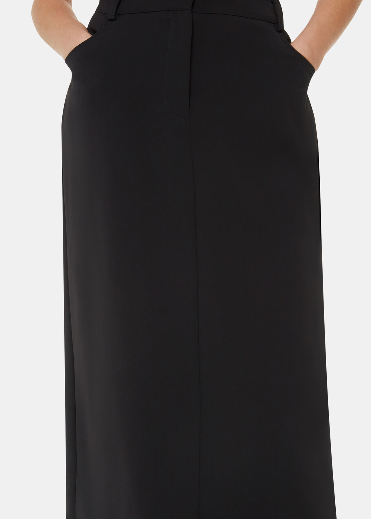 Petite Abigail Tailored Midi Skirt