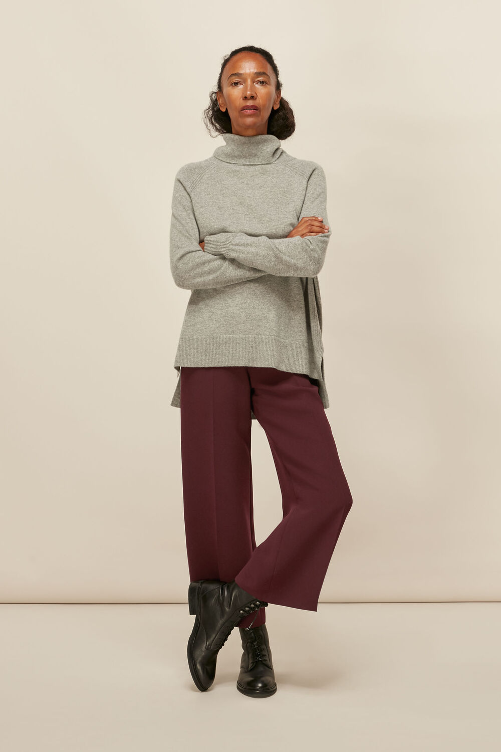 Wide Leg Crop Trouser