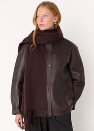 Fringed Blanket Scarf