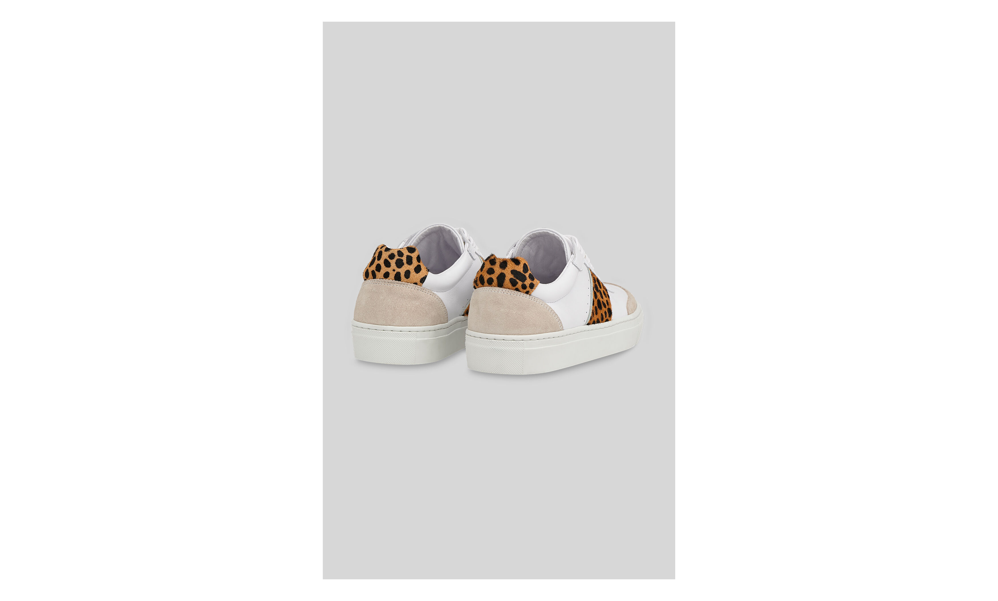 Leopard Print York Side Stripe Trainer WHISTLES