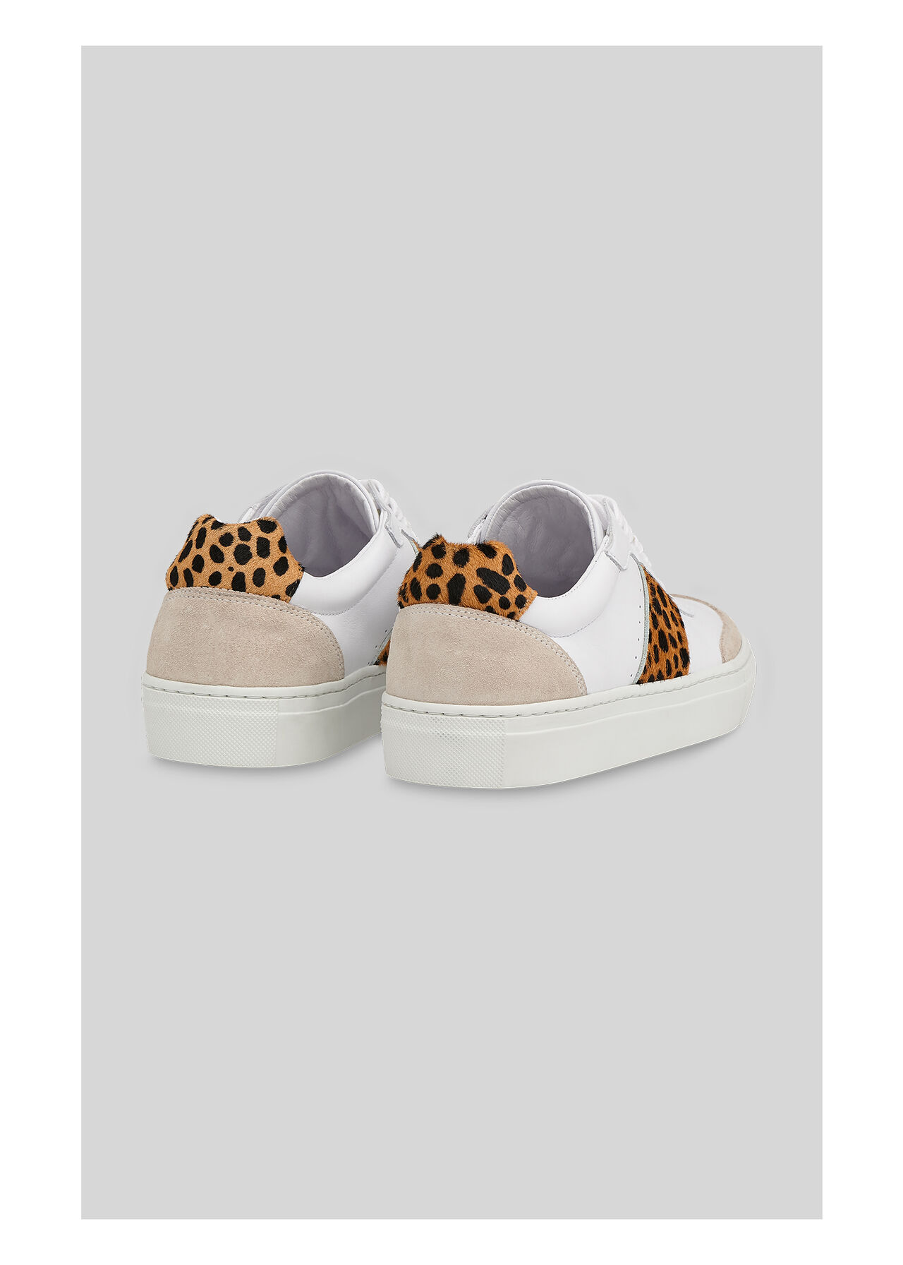 Leopard Print York Side Stripe Trainer | WHISTLES