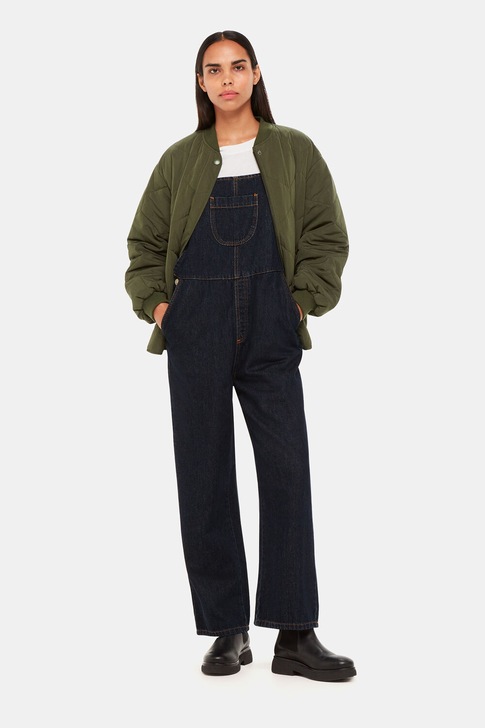 Dark Denim Leni Dungaree