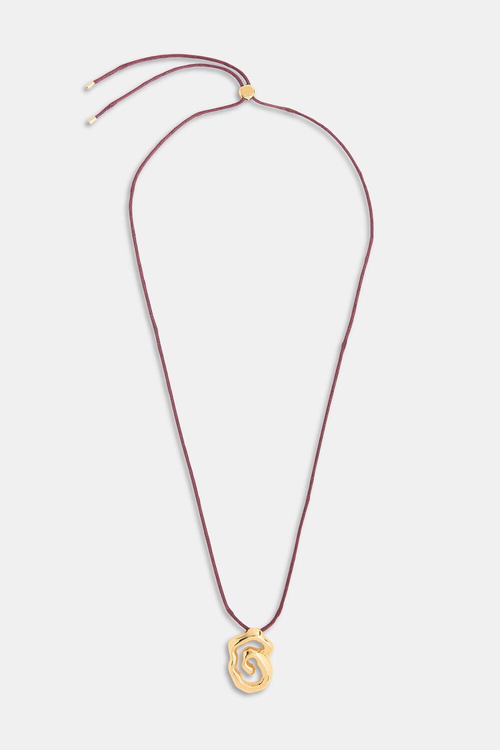 Molten Abstract Cord Necklace