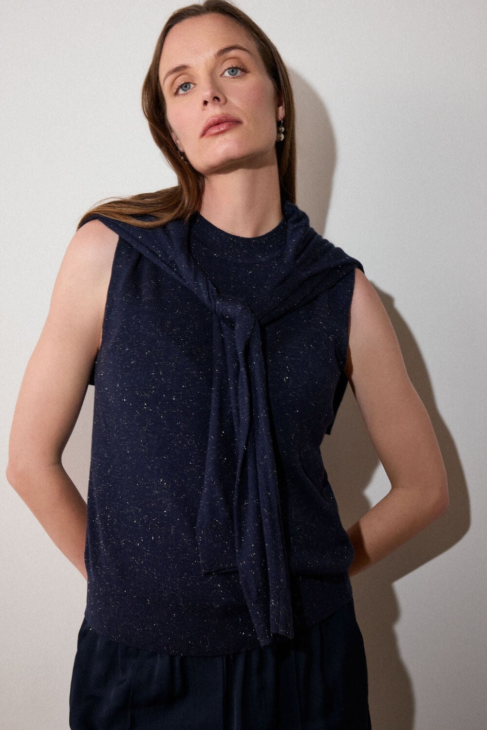 Navy Annie Sparkle Tank