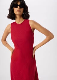 Bias Cut Linen Dress