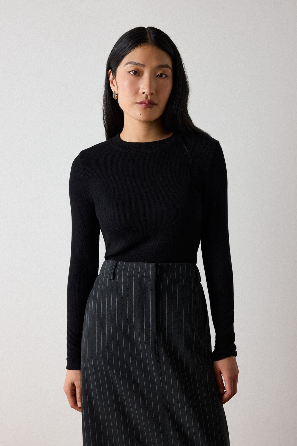 Essential Ribbed Crew