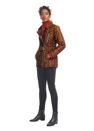 Leopard Leather Biker
