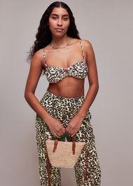 Animal Print Beach Trouser