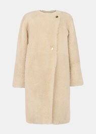 Shearling Cocoon Coat