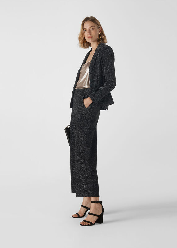 Sparkle Ponte Jersey Jacket