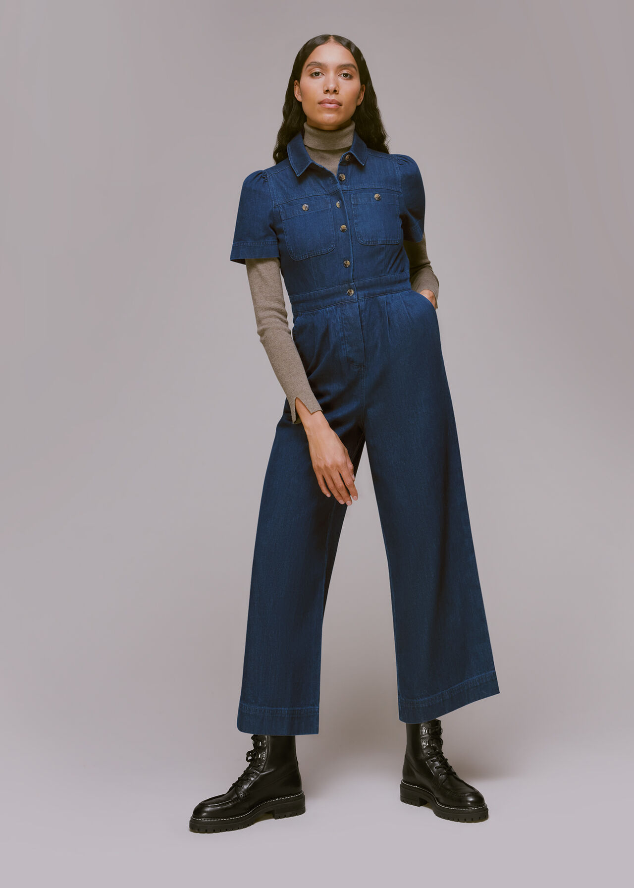 Emma Denim Jumpsuit