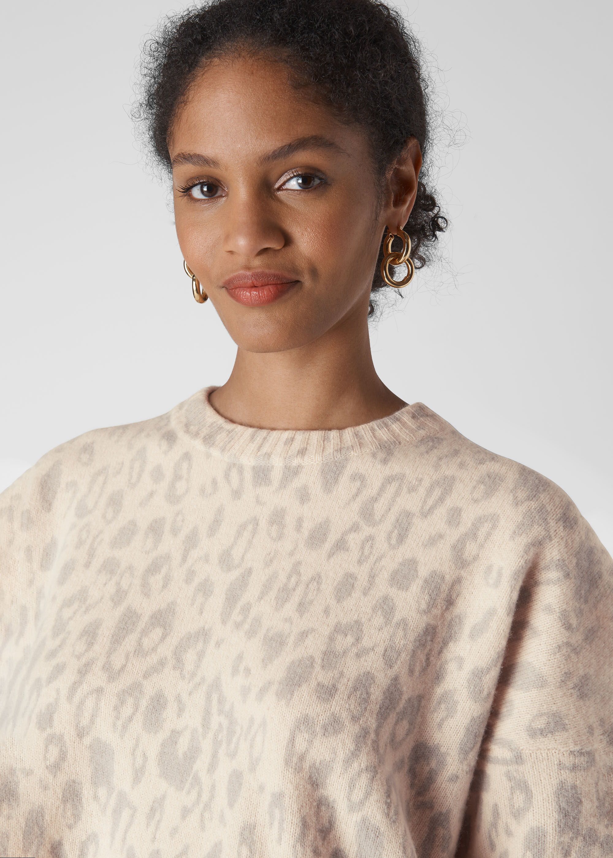 Whistles cheap leopard jumper
