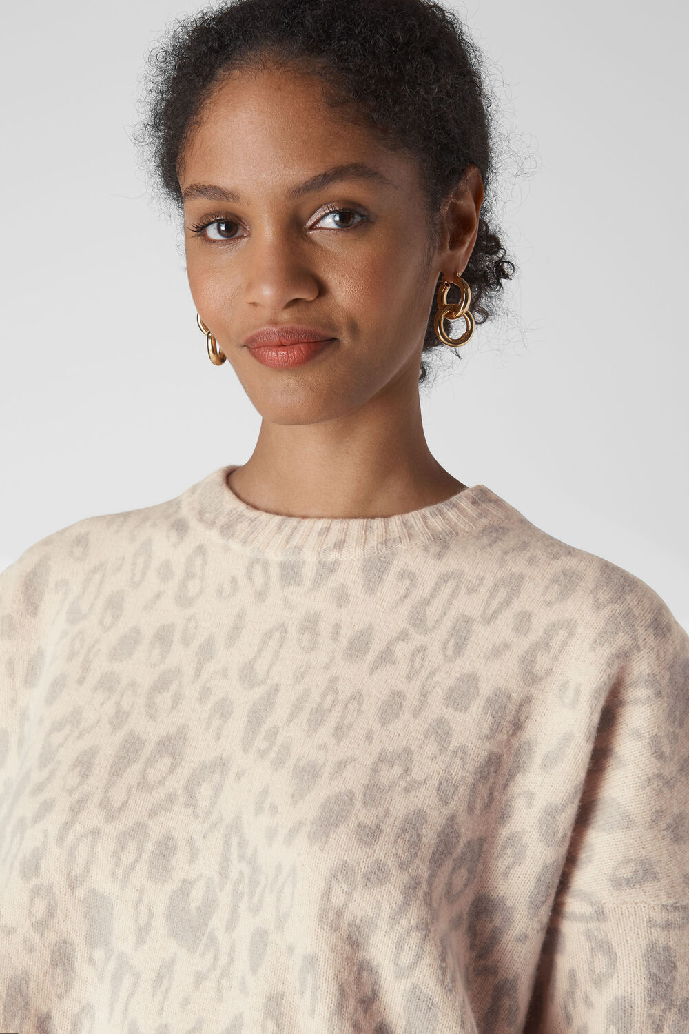 Animal Print Merino Knit