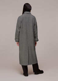 Isobel Wool Dogtooth Car Coat
