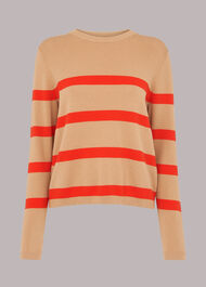 Stripe Crew Neck Knit
