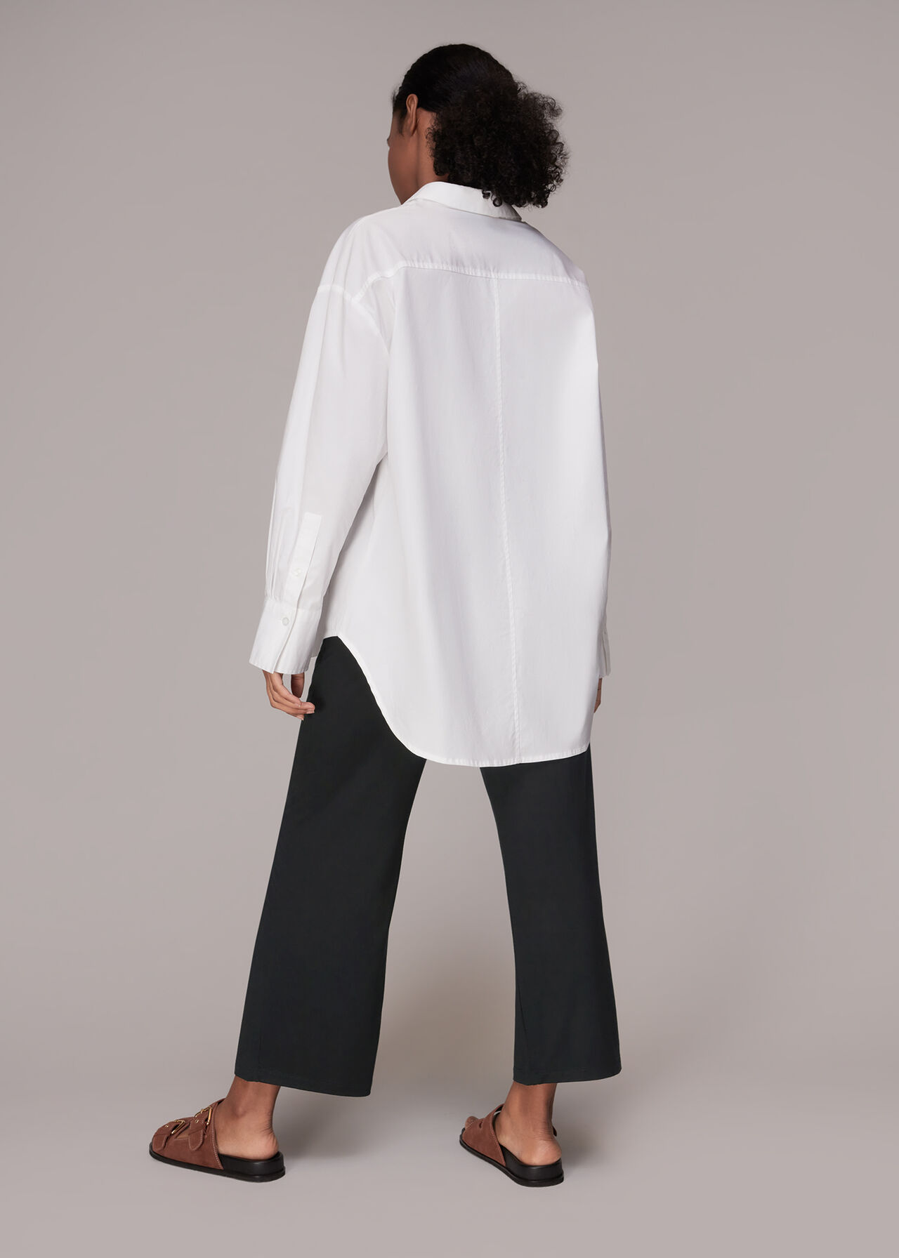 Wide Leg Jersey Trouser