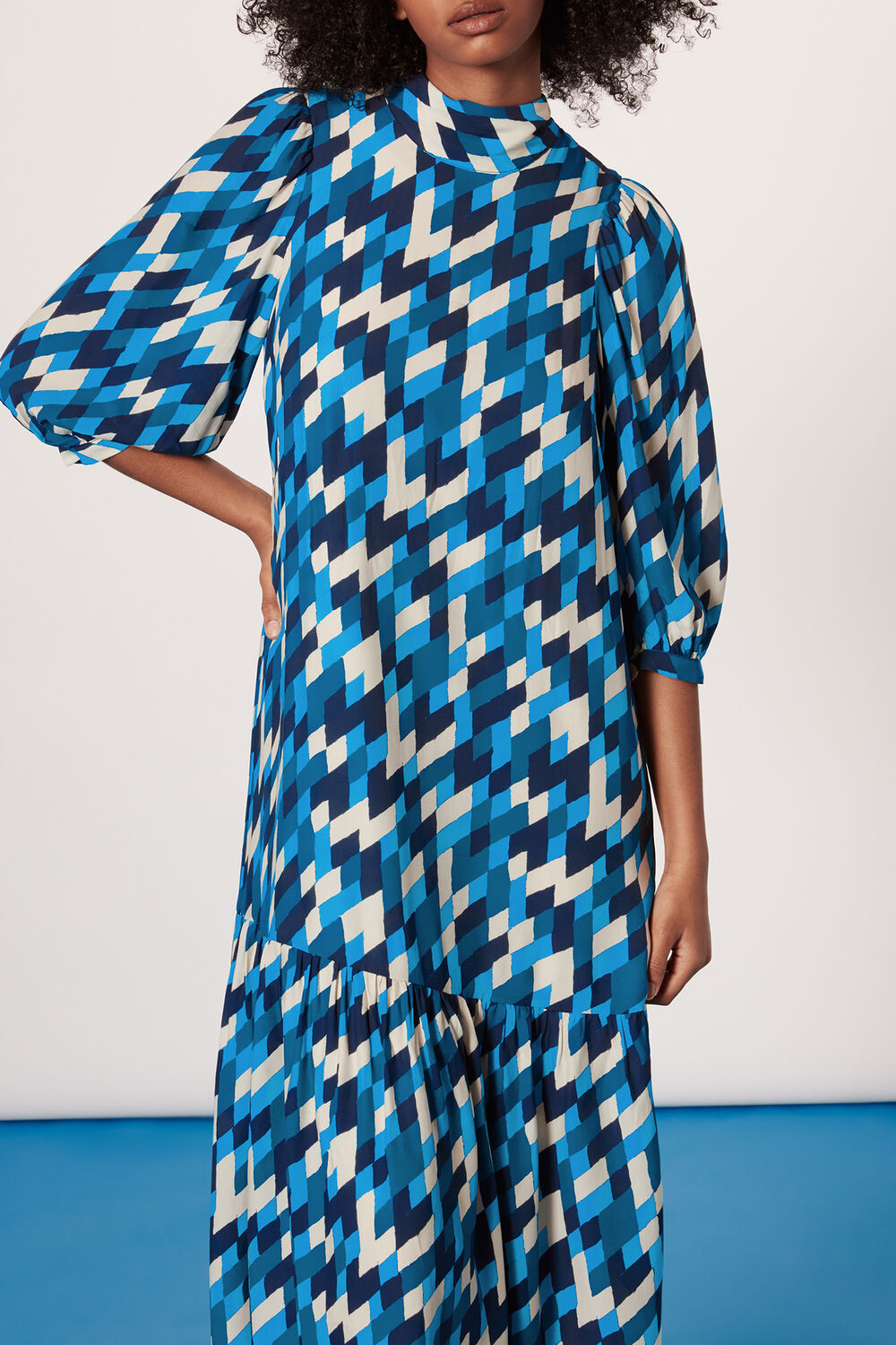 Diagonal Diamond Dress
