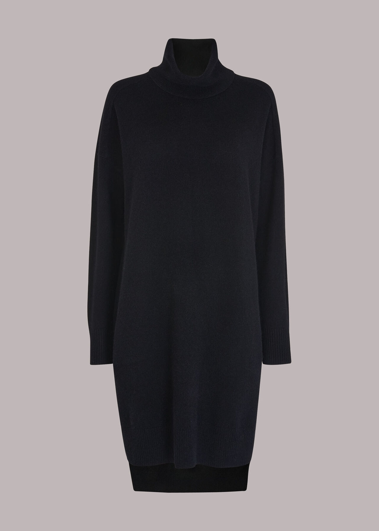 Cashmere Roll Neck Dress