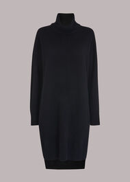 Cashmere Roll Neck Dress