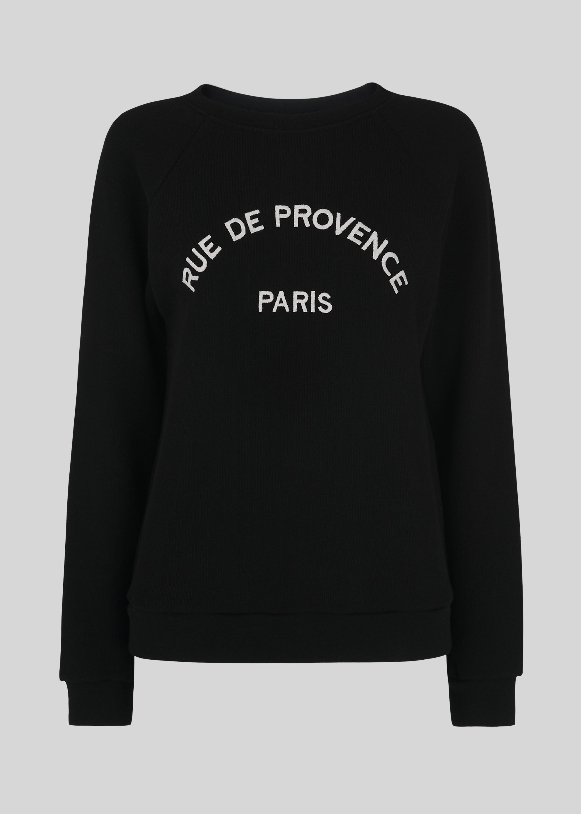 Black Rue De Provence Sweatshirt