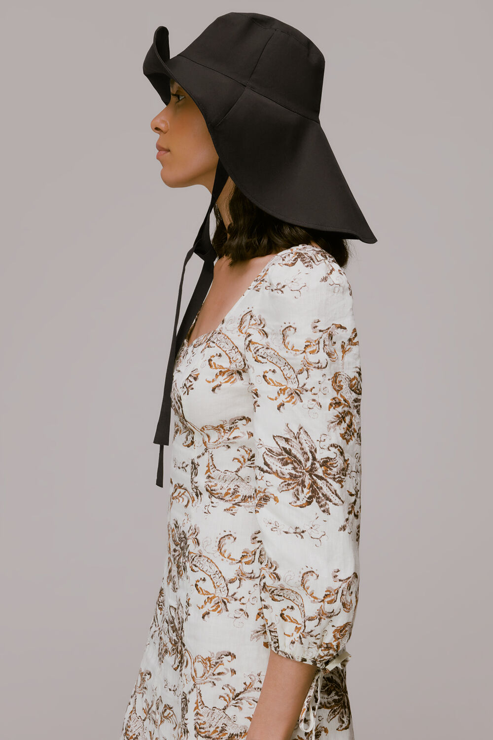 Sun Hat With Tie