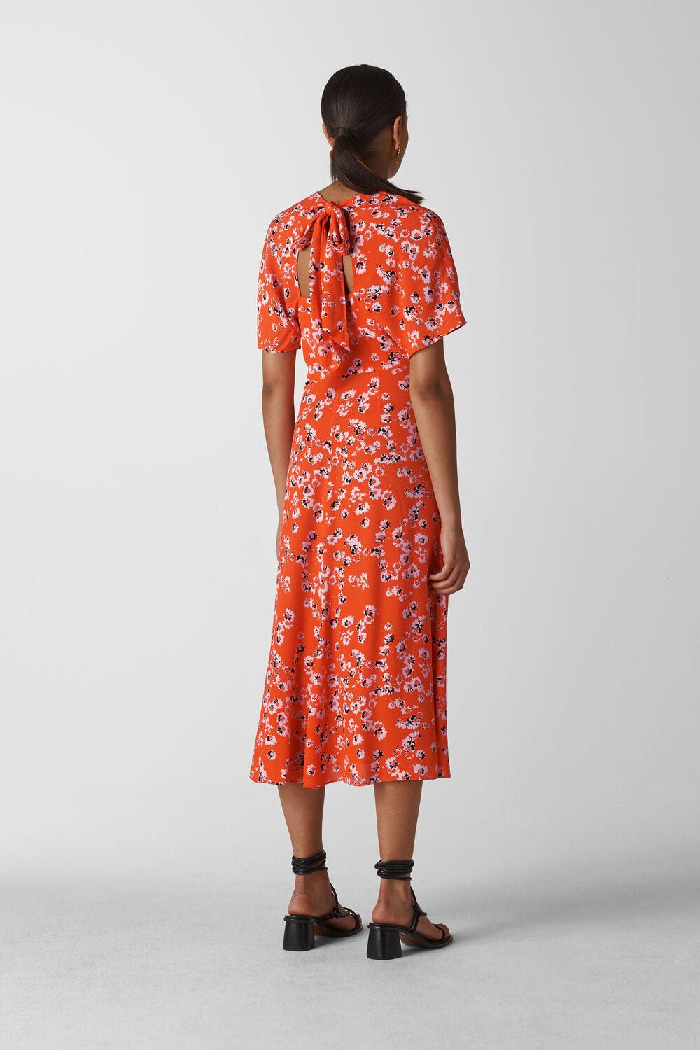 Digital Daisy Zelena Dress Red/Multi