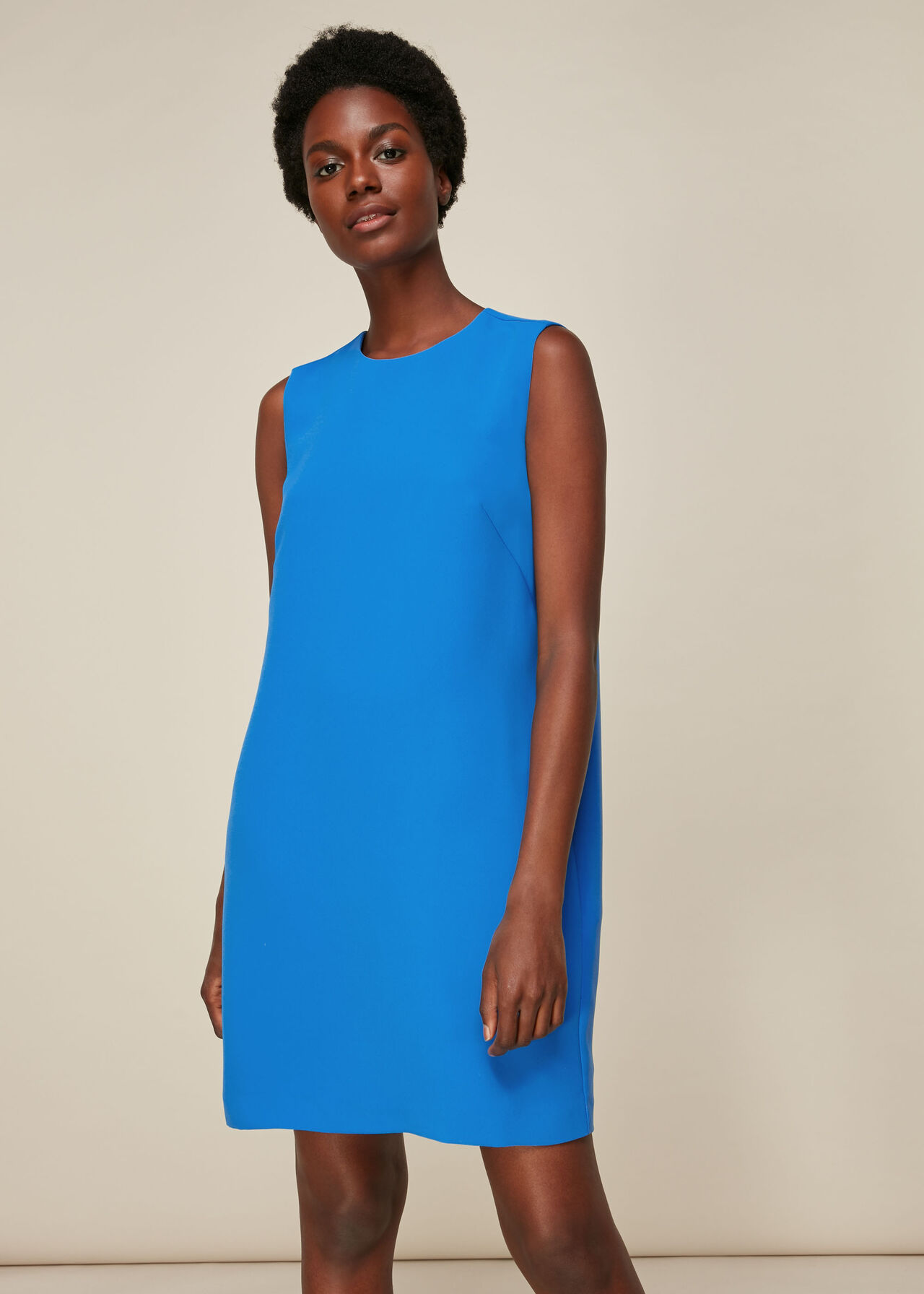 Cocoon Crepe Dress