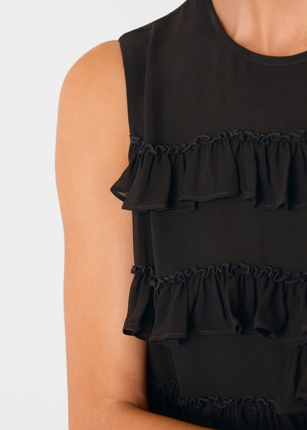 Frill Sleeveless Top