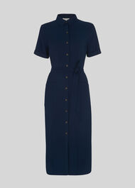 Montana Longline Shirt Dress Navy